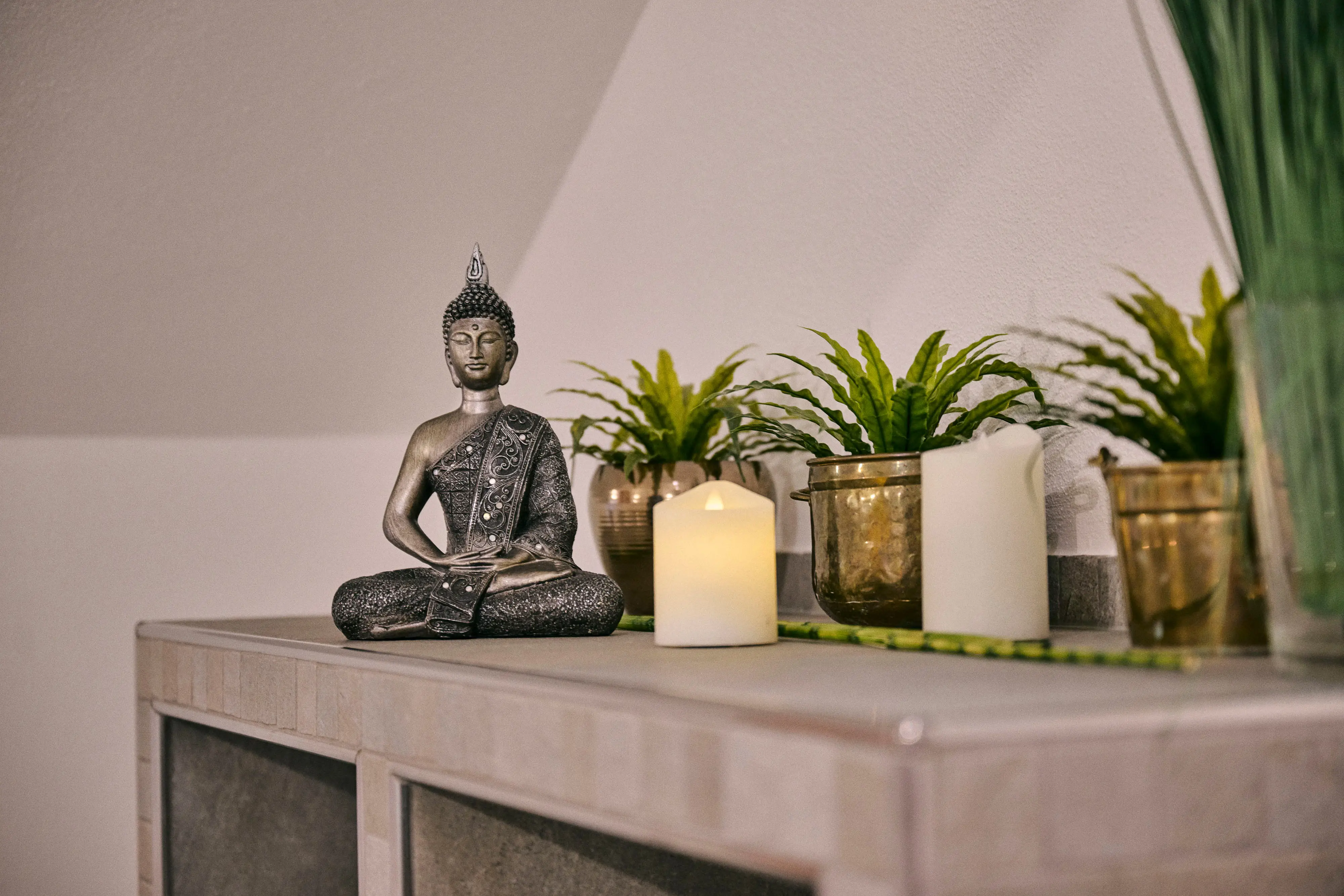 Wellness Bereich Statue Montfort
